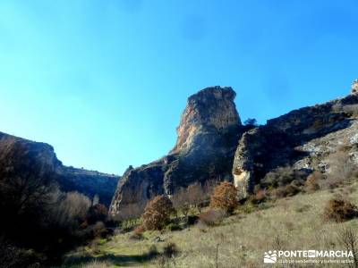 Barranco Río Dulce; caminito del rey senderismo para principiantes viajes en grupo para jovenes